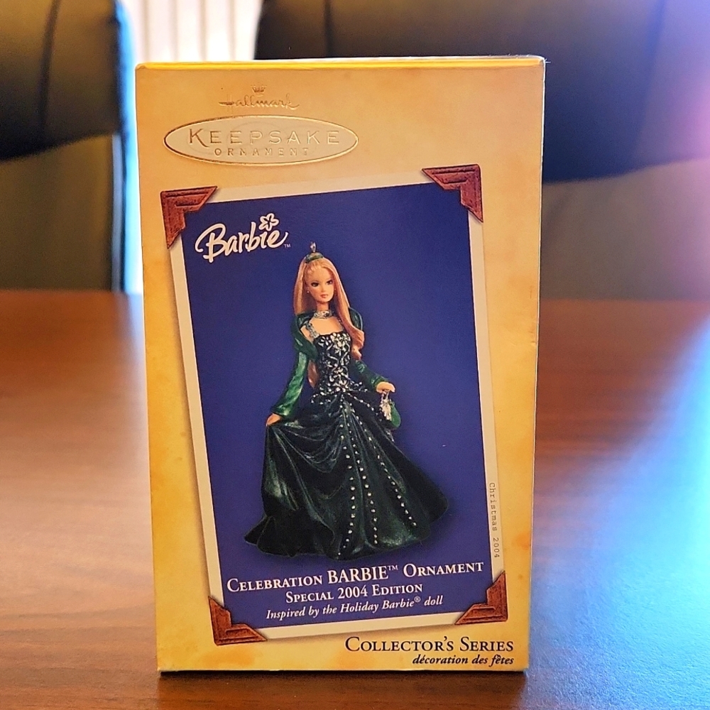 Hallmark Celebration Barbie ornament Special 2004 Edition in box.